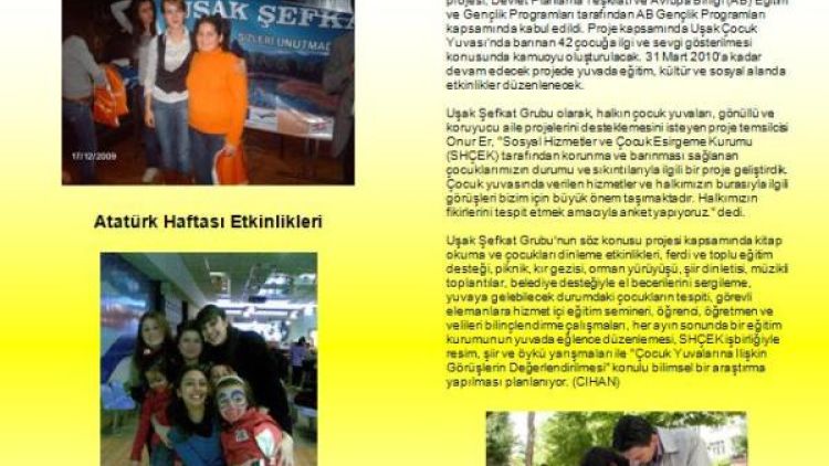 Şefkat Grubu Bülteni
